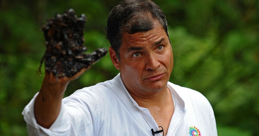La “mano sucia” de Chevron / Foto: Juicio Crudo La “mano sucia” de Chevron / Foto: Juicio Crudo