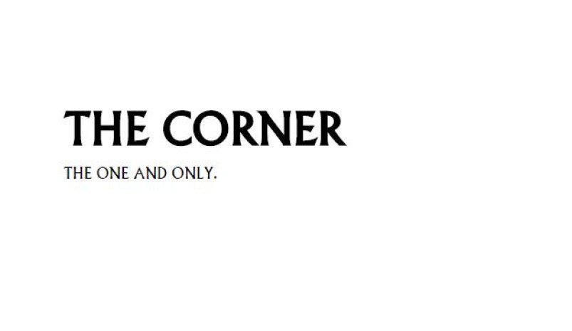 Photo: The Corner Photo: The Corner